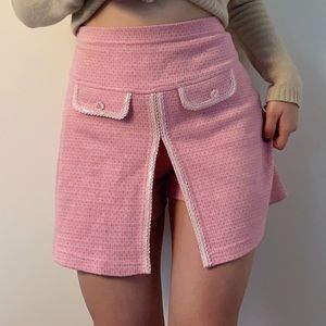 Bubblegum pink Morgan De Tou high waisted skort